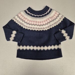 Crewcuts Fair Isle Sweater Sz XS 2/3